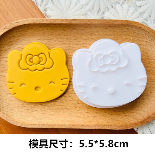 Fantasy press cutting mold watermelon baking biscuit tool embossed toast bread cake cat MaMa biscuit mold