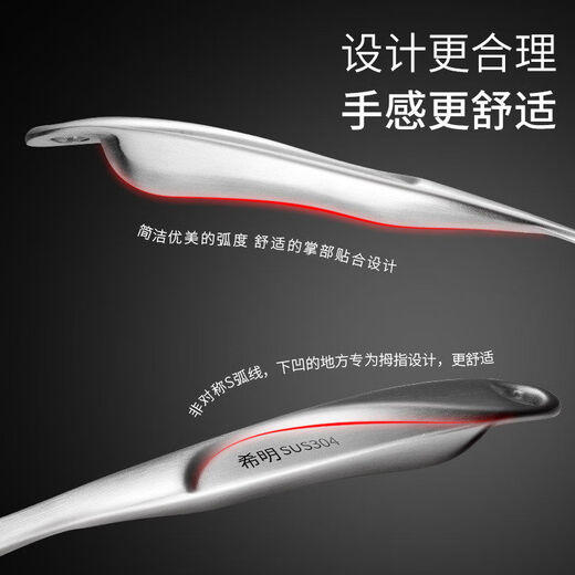 Yong Huan thickened 304 stainless steel spatula, cooking shovel, frying spatula, soup spoon, colander, kitchen utensil set, full set for home use, 7-piece set 304 steel spatula + soup spoon + colander + frying spatula + noodle + rice spoon + kitchen utensil rack