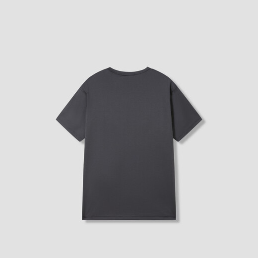 Karl Lagerfeld casual and easy-to-match men's round neck loose short-sleeved T-shirt summer new men's clothing Lafayette gray 2XL (54)