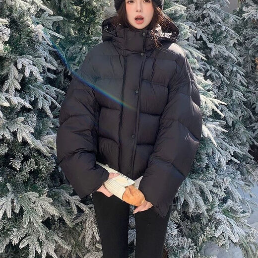 Woodpecker (TUCANO) down jacket for women, short, small, 2025 new winter, great-looking, popular winter clothing, thickened white duck down, matt gray, high loft duck down, M 125-145Jin Jin is equal to 0.5 kg