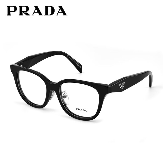 PRADA Prada glasses frame men's high-end plain black square frame myopia glasses frame for women 0PR C11VF 0PR C11VF-17N1O1