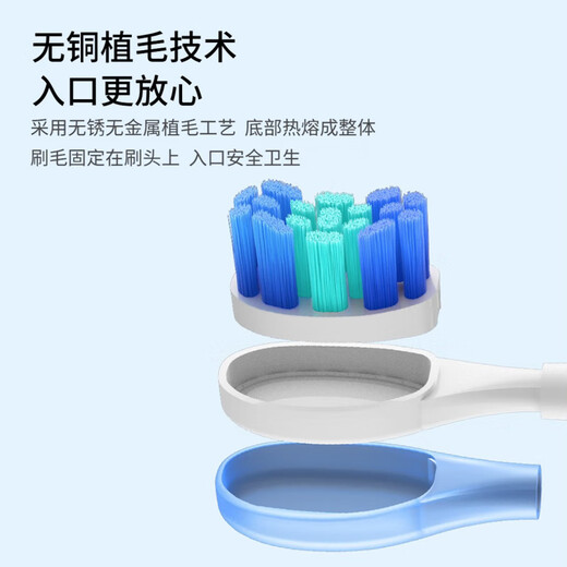 Doctor A adapts usmile smile plus electric toothbrush head for adults Y30 Y20 Y10 P10 P20PROX T10 P1 P3 universal replacement rubber-coated cushioning cleaning model 6 pack