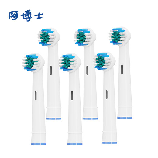 Doctor A adapts to Braun Oral B/OralB electric toothbrush head D12/D16/D100/P2000/P4000 replacement toothbrush head universal 6-pack