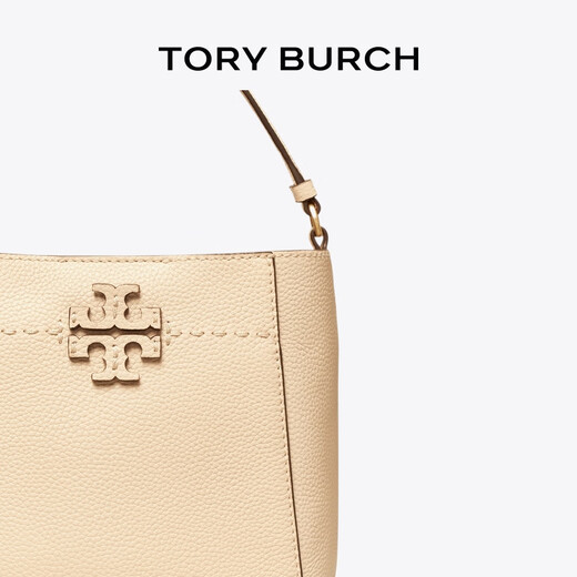 Tory Burch McGraw Canasta de repollo de bucket Small TB 74956 Cheese White 724 OS