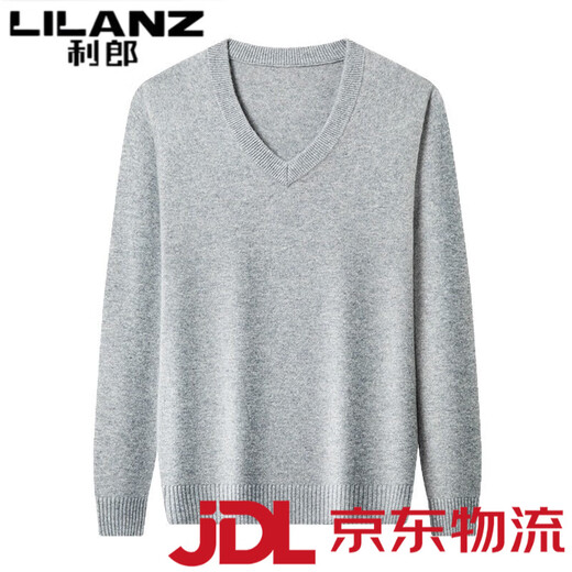 LILANZ Thickened 100 Pure Wool 420g Sweetheart Neck V-Neck Cardigan Men's 2025 Winter New Warm Basement Men's Mituo-100 Pure Wool L 170-115-130Jin Jin is equal to 0.5 kg