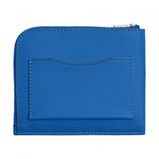 COACH 10 Brand Logo Leather 3-in-1 Wallet Women's Blue Blue 1 Blue 2
