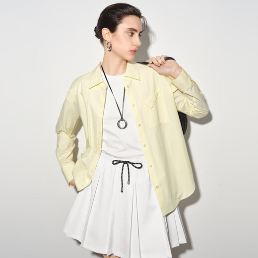 Eifini eifini shirt 1G3120231 moon yellow S