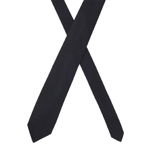 BOSS men's classic silk jacquard business formal tie dark blue 50480283 401 TU