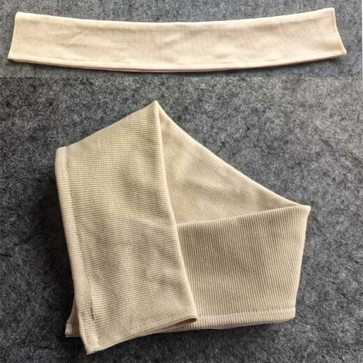 Fat Donglai's same style down jacket anti-dirty collar, removable and washable anti-dirty artifact accessories, threaded protective sleeve, full collar, black Velcro, threaded all-inclusive collar, one size fits all, total length 60 cm, OK