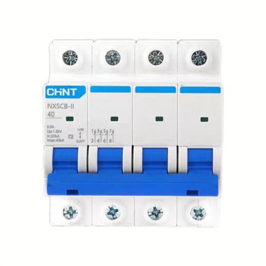 Chint surge backup protector-II series lightning protector 40KA60KA front circuit breaker 4P2P3P NXSCB-II_40_4P