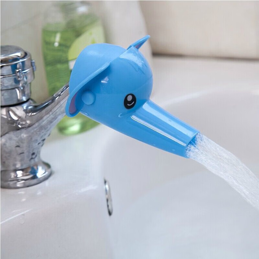 Shantou Lincun Universal Faucet Extender Faucet Extender Extended Cartoon Children's Hand Washing Anti-Splash Drainage Trough Duckbill Yellow Convenient and Practical