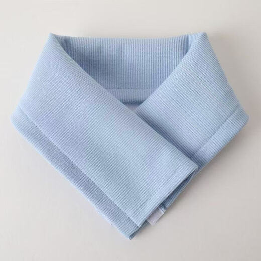 Fat Donglai's same style down jacket collar protector anti-dirty collar artifact collar accessories threaded all-inclusive cotton clothes pin black Velcro anti-dirty collar