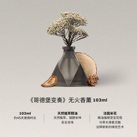 Shantou Lincun Futuo Fireless Aromatherapy Gift Box Home Long-lasting Essential Oil Ornament for Women 68 Spot Gothenburg Variation-Fuchsia Flower Tune