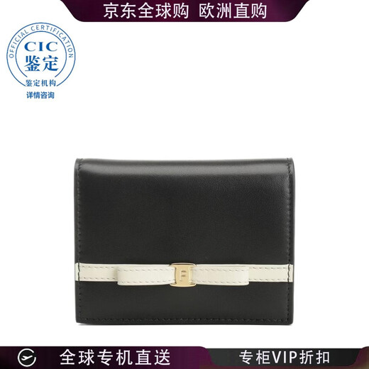 Ferragamo 26SS Bow Detail Folding Wallet Women Picture Color 221087 One Size New