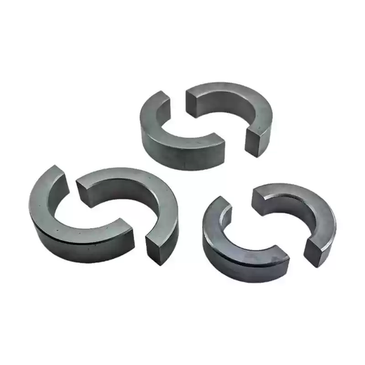 Manganese zinc nickel zinc semicircular open magnetic ring half ring filter anti-interference ferrite high frequency core high power inductor 76*52*20