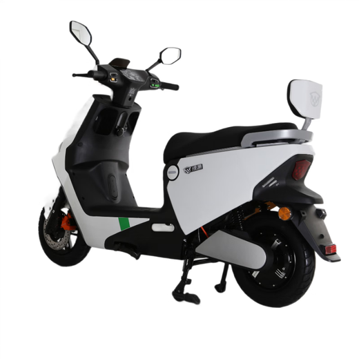 Luyuan Electric Motorcycle S70, 86 km range, 6 lead-acid batteries, 72V26Ah, 1200W motor, 30L seat bucket, household car, liquid-cooled motor, ten-year warranty, white