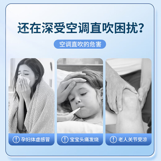 Yi Baili central air conditioning windshield ceiling machine anti-direct blow air conditioning baffle outlet wind guide windshield central air conditioning windshield 60CM 8 pieces*55020M8