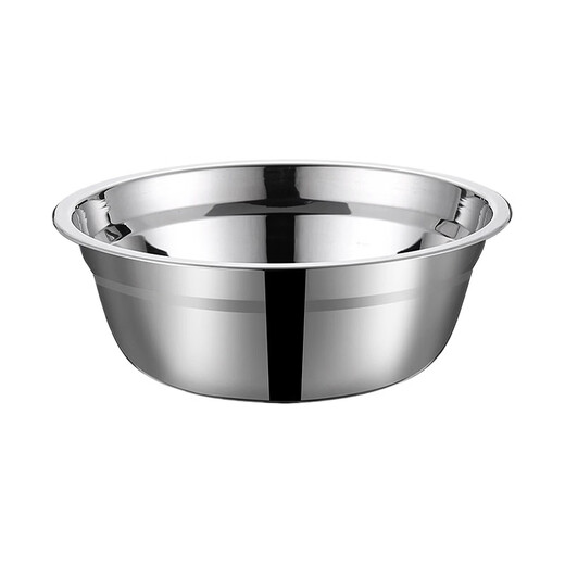 Yilan 304 stainless steel soup basin double-layer insulated large canteen same style 16cm