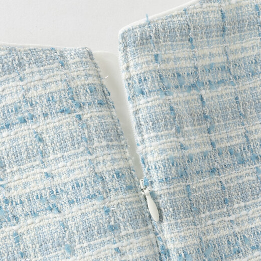 DAVE&BELLA (DAVE&BELLA) Xiaoxiangfeng children's tank top spring new style girls' dress Western-style medium-sized children's skirt little girl's skirt blue ready-made 140 cm (recommended height 130-140cm)