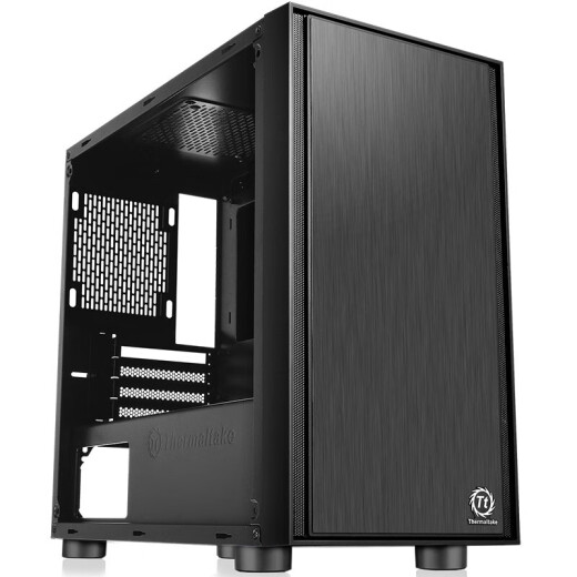 Thermaltake (Tt) F1 black Mini small chassis water-cooled computer host (supports MATX motherboard/supports backline/side penetration/steel plate 0.6mm/U3)