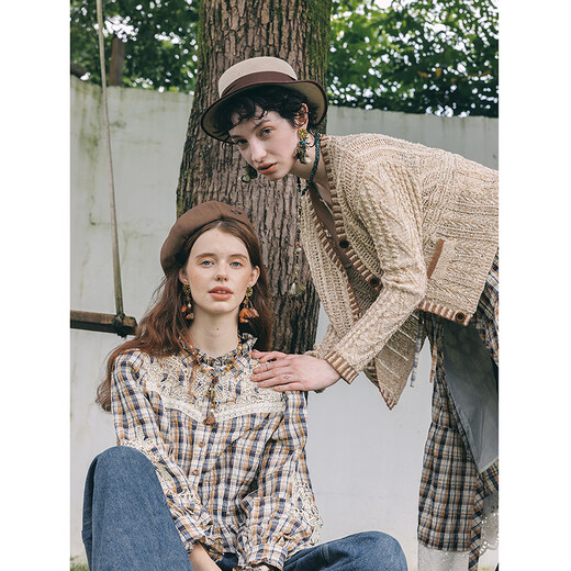 Wancaoyi (wancaoyi) 2026 spring new shirt C00200511 denim blue XS