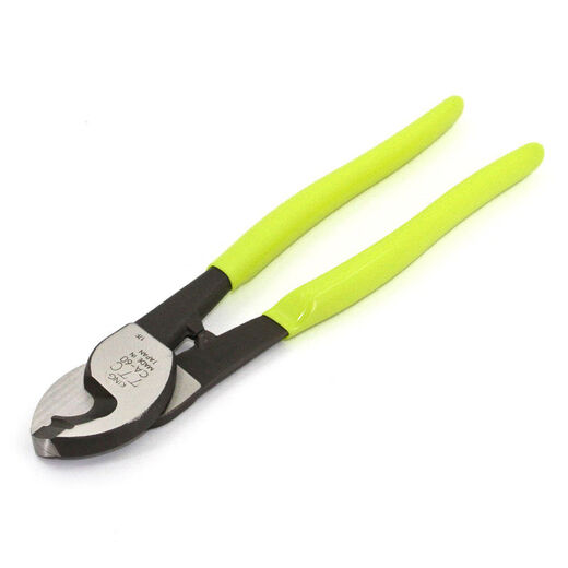 TTC original cable scissors tool imported from Japan, wire cutter, wire scissor pliers, stripping wire and wire breaking electrician pliers 6 inches, 500 square meters, aluminum alloy handle, non-cut armored steel CA-800AL