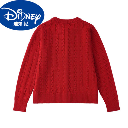 Didi.Ni HEYDIDY New Year's parent-child clothing 2025 family blessing autumn and winter family of three, mother and daughter New Year's red New Year's greetings sweater red cardigan sweater 80 children's recommended weight 15-20