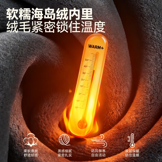 MINISO Couple New Year Sweaters for Men and Women Same Style Winter Plush Warm Loose Round Neck Pullover Trendy Burgundy 3XL