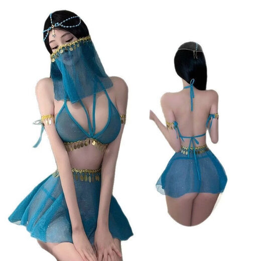 Langsha sexy exotic princess retro style national style passionate dancer temptation bra uniform suit