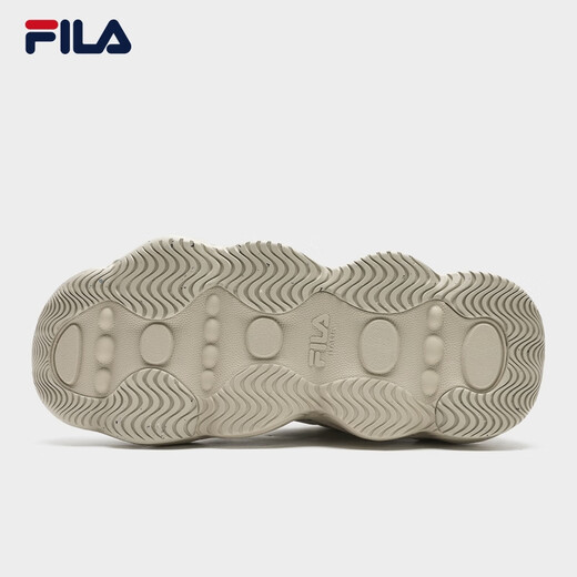 FILA Yang Mi's same style official pea shoes women's shoes dad shoes sports shoes winter new sports and casual shoes oatmeal brown-OM 37.5