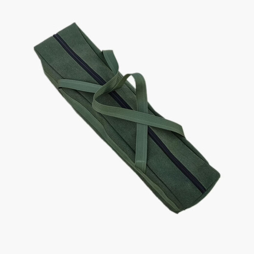 Vinoa Canvas Extra Large Capacity Tool Bag Handbag Stand Long Outdoor Canopy Rod Camping Storage Bag Thickened Encrypted Canvas 50*15*15