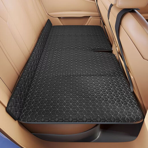 Mo Peng baby car sleeping bed, car rear SUV car mattress sleeping pad, comfortable folding bed, travel car bed, thermal insulation and thickening #Lingge black