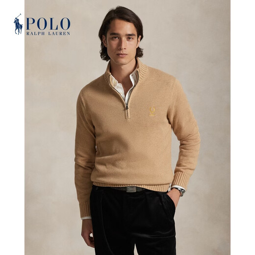 Polo Ralph Lauren Men's 26th Early Spring Cotton Sweater RL100607 200-Camel L