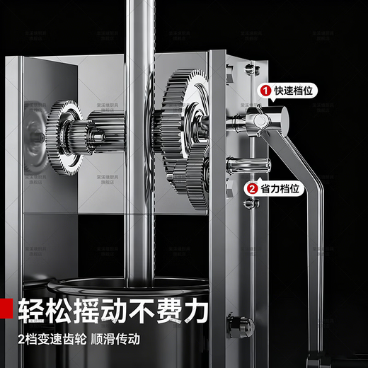 Tangxitang Vertical Stainless Steel Sausage Filling Machine Home Commercial Manual Electric Sausage Stuffing Machine Sausage Stuffing Device Sausage Filling Tool 2L Manual Meat Filling Approximately 3.5 Jin Jin is equal to 0.5 kg
