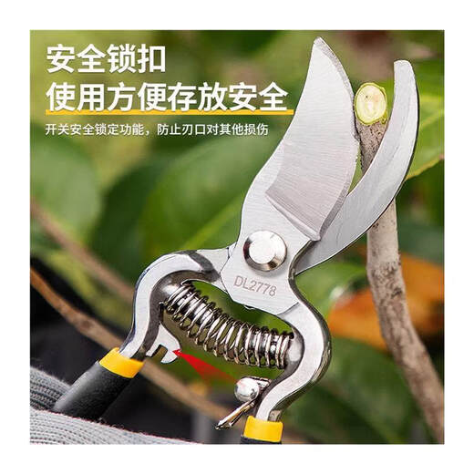 Chuangjingxin selects German high-quality branch pruning shears, gardening pruning shears, labor-saving pruning shears for thick branches of garden fruit trees, SK5 pruning shears, quality 90% fruit growers Bungarus __ (labor-saving pruning shears)