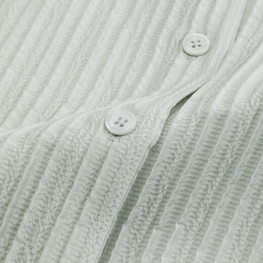 YOUNGOR (YOUNGOR) shirt women's 2026 spring and summer young women's long-sleeved shirt silk plain shirt store same style light green YLFC131003SQF 36 (160/84A)