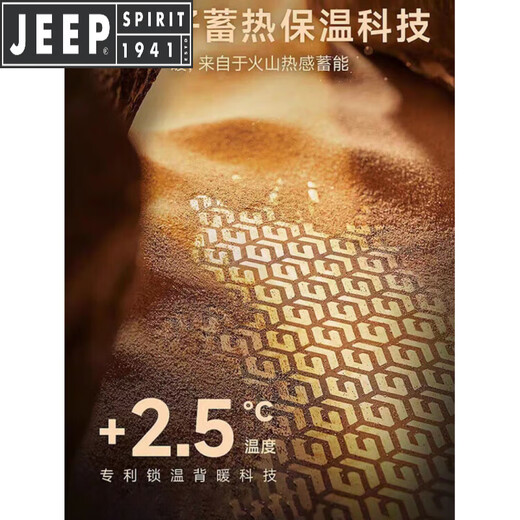 JEEP SPIRIT Jeep mid-length down jacket men's 2026 winter new business thickened winter wear warm middle-aged fashion jacket 9910 milky white 2XL 185