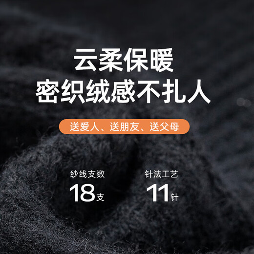 Ousen-gorro de lana cálido para hombre, bufanda de terciopelo, guantes tejidos, traje de tres piezas, protección para los oídos, máscara de viento frío, sombrero de algodón