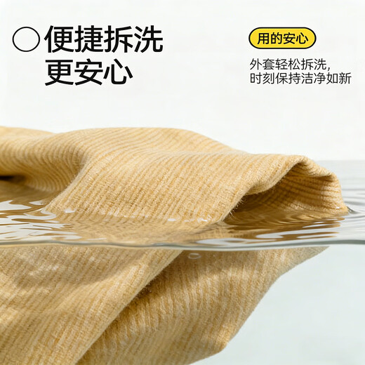 Jingyan pillow, hot compress, neck pillow, bedside cushion, sofa, tatami bed, backrest cushion, waist and backrest all-in-one sleeping pillow, upgraded mugwort heating model, light blue, warm and caring pillowcase, multi-purpose/conforming to human body curves/slow memory rebound