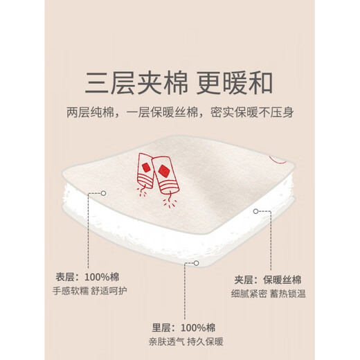 HAL.DUCK New Year's Baby New Year's Greeting Clothes Red Dragon Year Infant Clothes Winter Thickened Jumpsuit Full Moon Baby New Year's Eve Festive Red Dragon Blessing 80cm