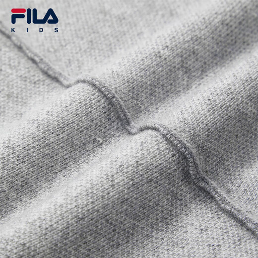 FILA children's clothing short skirt 2025 winter new style casual and comfortable woolen skirt for girls, middle and large children, dark ink gray-MG 110