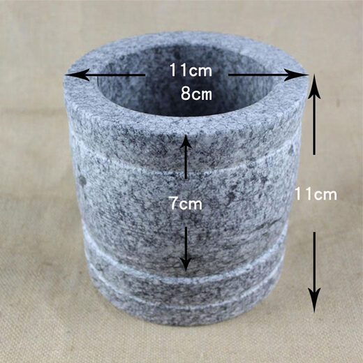 Tuojin German imported quality garlic mortar household manual old-fashioned garlic artifact stone mortar garlic press grinder garlic peeler hammer