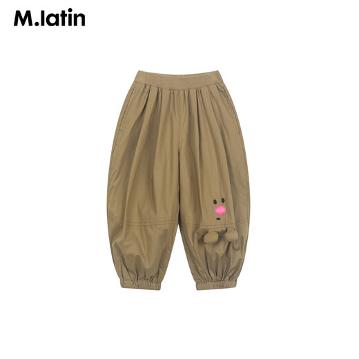 M.Latin Maratin children's pants 26 spring new style girls three-dimensional silhouette bloomers casual pants denim trousers khaki 100
