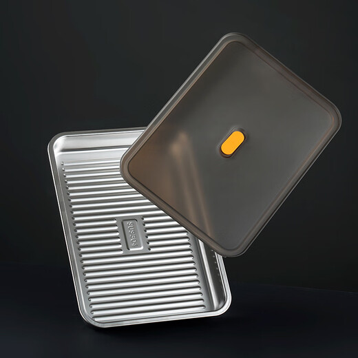 Olevo German imported quality food grade 304 stainless steel dumpling box storage box dumpling freezing box crisper box 1_304 stainless steel