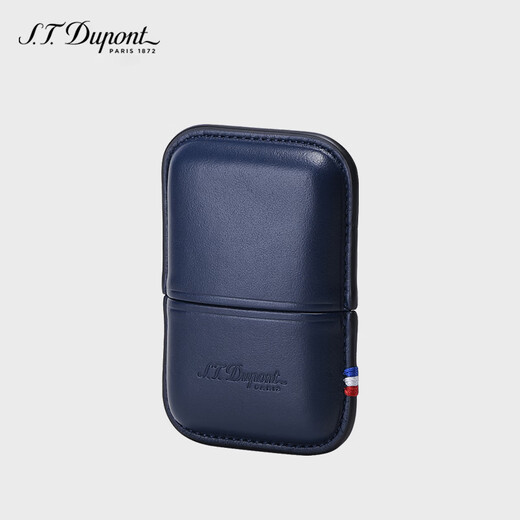 Dupont France Dupont lighter case L2 series leather lighter case blue 183073 men's gift