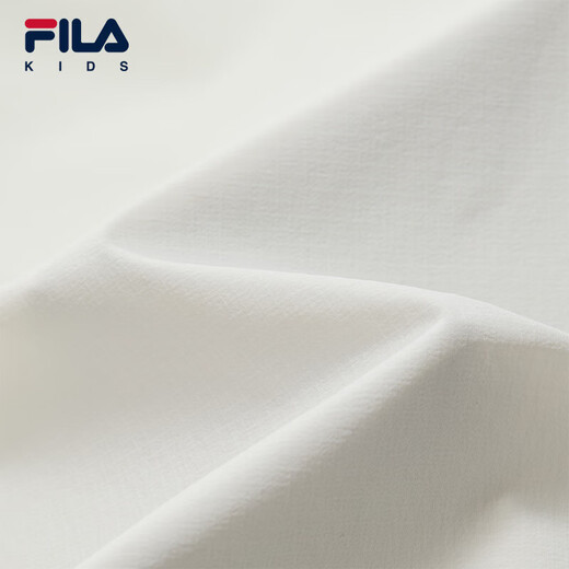 FILA Children's Clothing Shirt 2025 Autumn New Men's Breathable Dry Sports Long-Sleeved Top Milk Cover White-IV 140