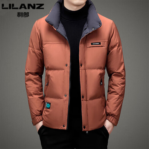 LILANZ 2025, новинка зимы, мужской утепленный теплый пуховик для молодежи и среднего возраста, повседневная мужская модная куртка с воротником-стойкой, белая M 170