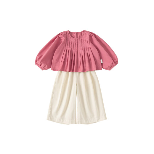 INSBOBOINSbobo Girls Suit 2026 Spring New Children's Fashionable Clothes Girls Fashionable Children's Clothing Spring Clothes Pink 120