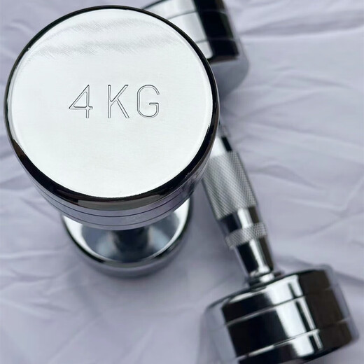 Steel dumbbells for men, home gym dumbbells, women's dumbbells, children's electroplated small dumbbells, fitness equipment, 3KG*2