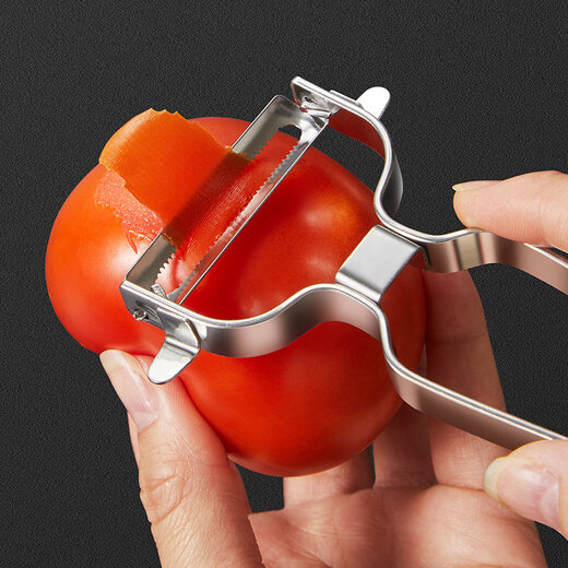 He Jiagong Peeling Knife Household Potato Peeling Kitchen Peeling Knife Artifact Planing Potato Tool Fruit Knife Peeling Device Planer Thin Blade Two Special Packs_Vegetables and Fruits Separated_More Hygienic